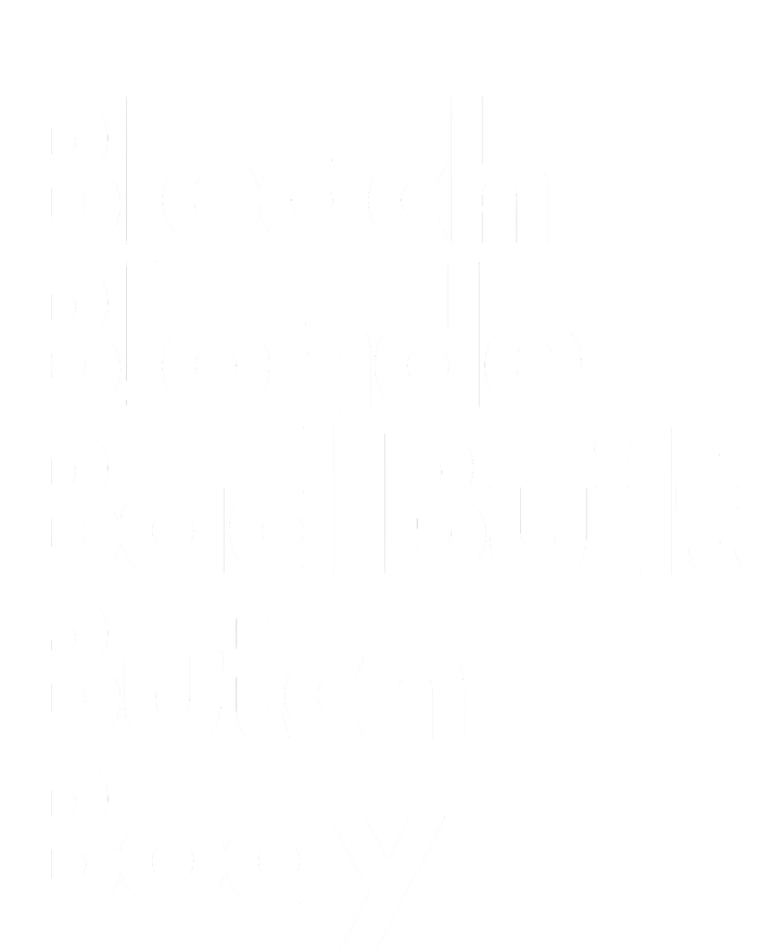 Bleach Blond Bad Built Butch Body Performance Long Sleeve Polo