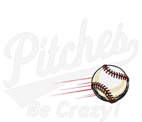 Pitches Be Crazy Baseball Humor Softstyle Adult Sport Polo