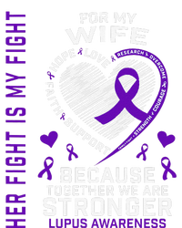 Purple Her Fight Wife Lupus Awareness Month Graphic Products T-Shirt