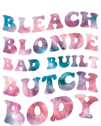 Bleach Blonde Bad Built Butch Body Funny Groovy Tie Die V-Neck T-Shirt