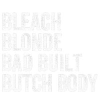 Funny Bleach Blonde Bad Built Butch Body Performance Long Sleeve Polo