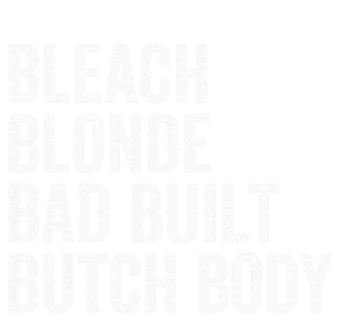 Funny Bleach Blonde Bad Built Butch Body Performance Long Sleeve Polo