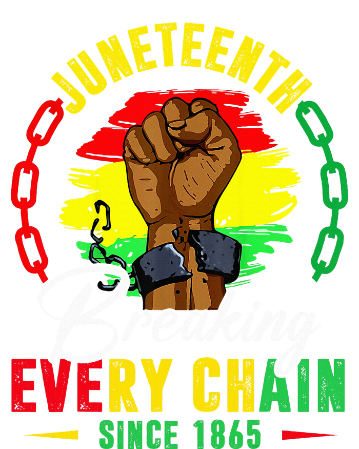 Breaking Every Chain Since 1865 Juneteenth Freedom Women's Crop Top Tee