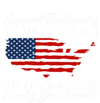 Support The Country You Live In The Country You Support Usa V-Neck T-Shirt