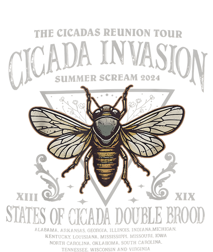 The Cicadas Reunion Cicadas Invasion Summer Scream 2024 Toddler T-Shirt