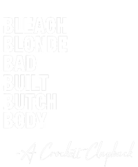 Bleach Blonde Bad Built Butch Body A Crockett Clapback Cooling Performance Long Sleeve Crew