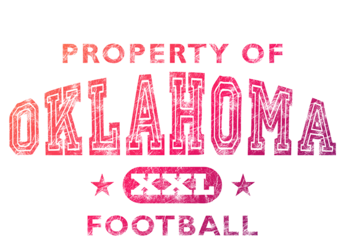 Property Of Oklahoma Football Xxl Gift Ceramic Bell Ornament