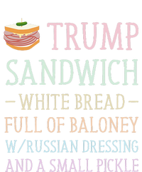 Anti Trump Sandwich Sign Funny V-Neck T-Shirt