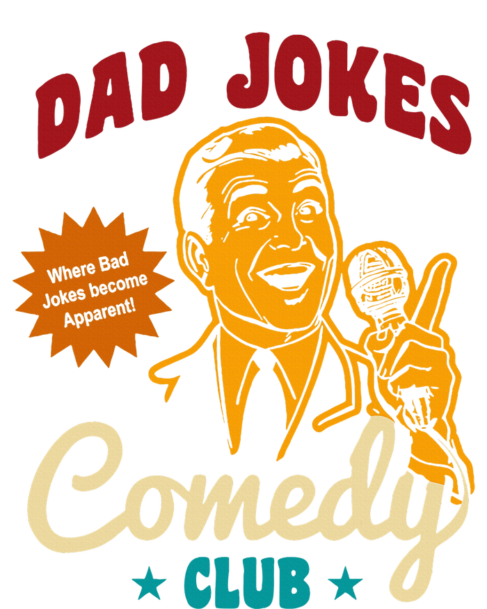 Dad Jokes Comedy Club Funny Retro Hoodie