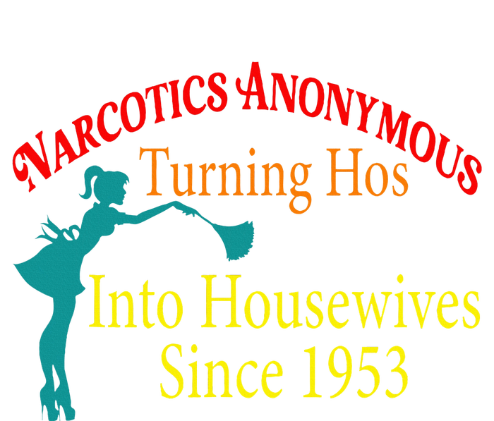 Narcotics Anonymous Turning Hos Into Housewives 1953 Striped Beanie with Solid Band