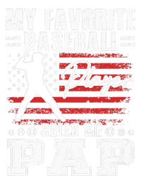 My Favorite Baseball Player Calls Me Pap American Flag T-Shirt