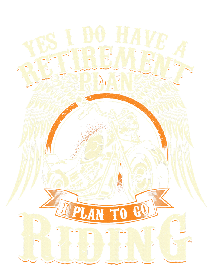 Retirement Plan To Go Riding Gift Motorcycle Riders Biker Tall Long Sleeve T-Shirt