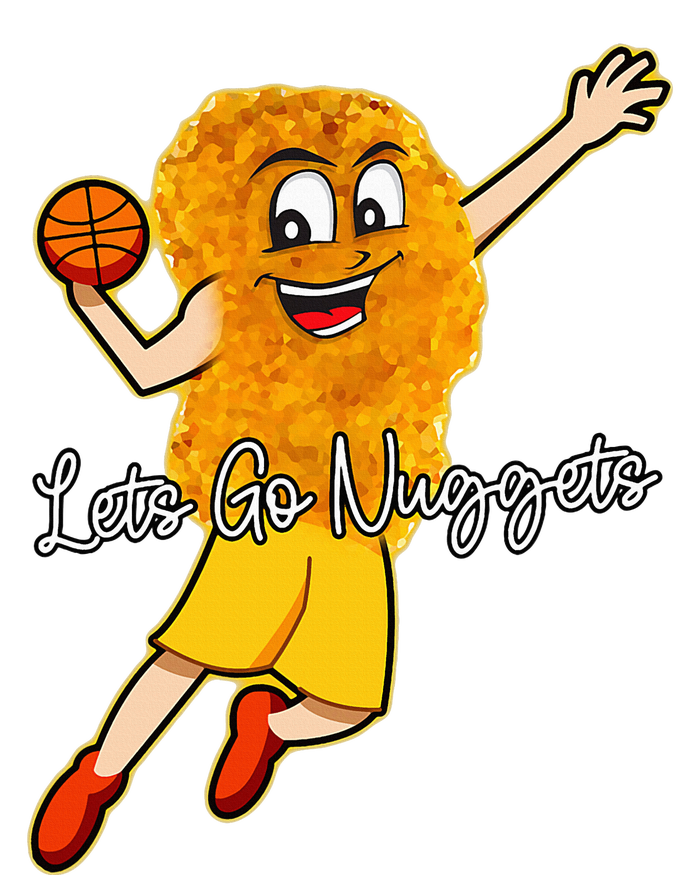 Lets Go Nuggets Chicken Nugget Basketball Player Tall Hoodie