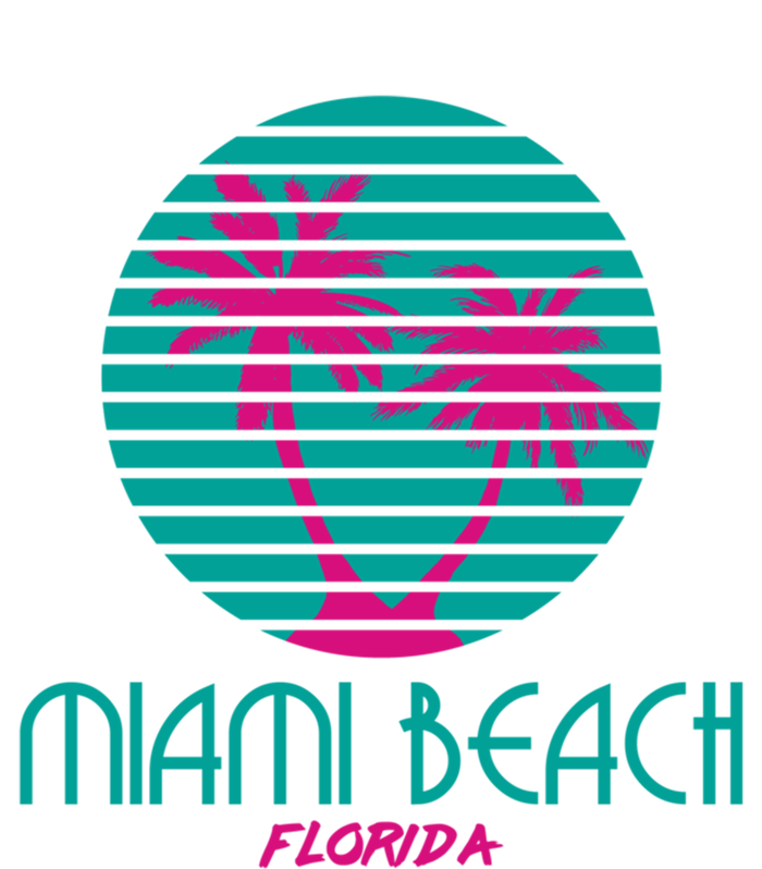 Miami Beach Florida Great Gift Fl Retro Tie-Dye Long Sleeve Shirt