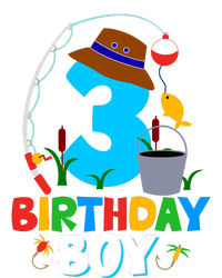 3rd Birthday Boy Fishing Fish Bday Party Decorations T-Shirt