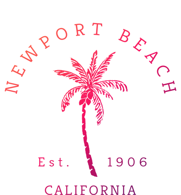 Original Newport Beach Ca Palm Tree Unique Novelty Art Great Gift Poster