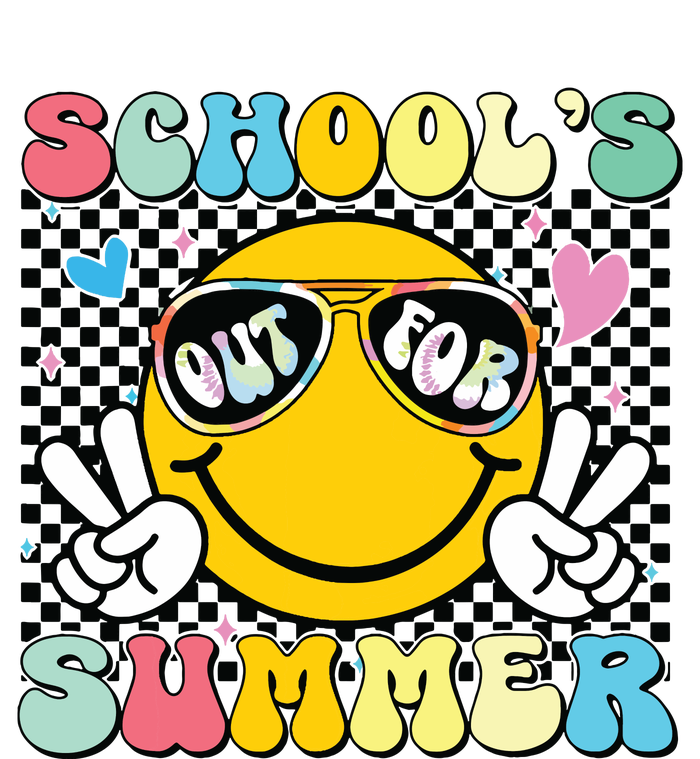 Last Day Of School Retro Schools Out For Summer Teacher Tank Top