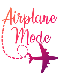 Airplane Mode Traveling Vacation Traveler Adventure Gift Women's V-Neck T-Shirt