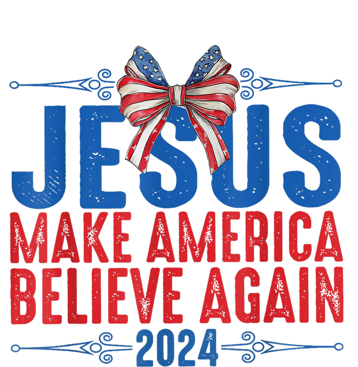 Coquette Jesus 2024 Make America Believe Again Premium T-Shirt