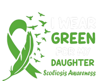 I Wear Green For My Daughter Scoliosis Awareness USA-Made Doggie Bandana