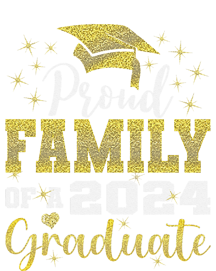 Super Proud Family Of 2024 Graduate Awesome Family College 7 Panel Mesh Trucker Snapback Hat