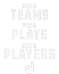 Special Teams Special Plays Special Players Funny Sketch T-Shirt