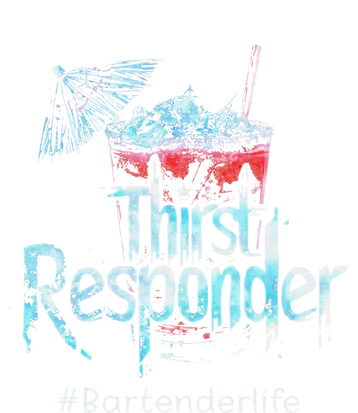 Thirst Response Responder Funny Bartender Mixologists V-Neck T-Shirt