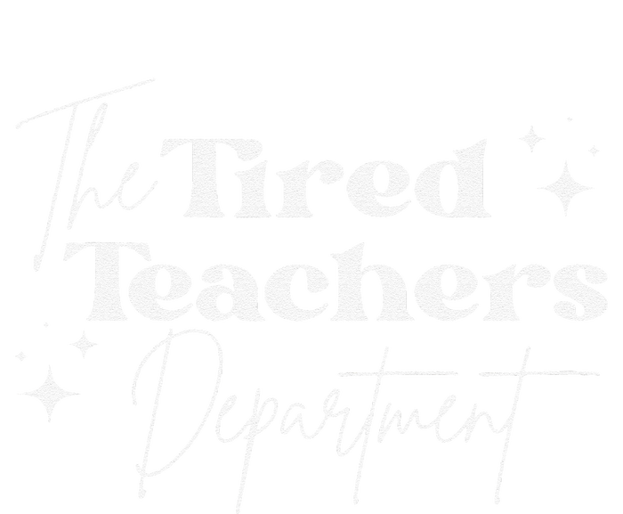 The Tired Teachers Department Teacher Appreciation Day Women's Crop Top Tee