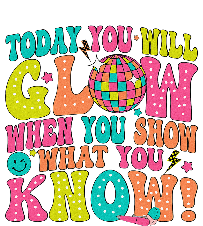 Today You Will Glow When You Show What You Know Kids Hoodie