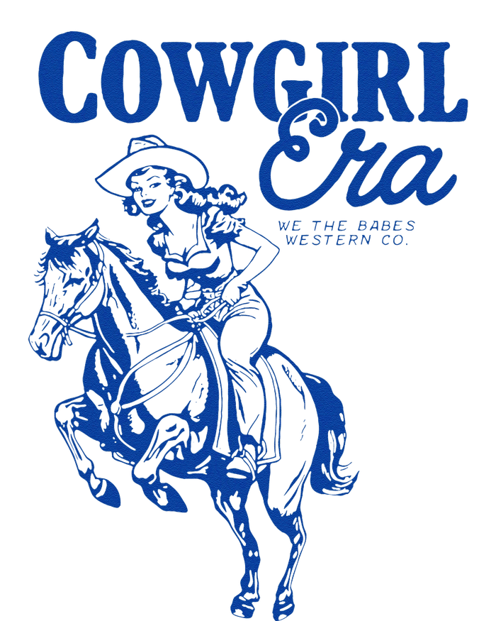 Vintage Retro Funny Cowgirl Era We The Babes Western Co T-Shirt