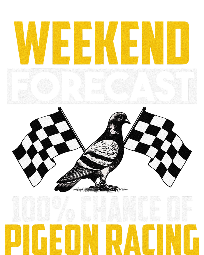 Weekend Forecast Pigeon Racing Animal Bird Pigeons Graphic T-Shirt