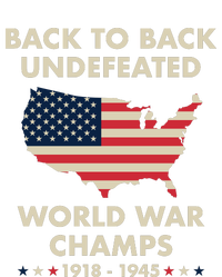 Back To Back Undefeated World War Champs Premium Hoodie