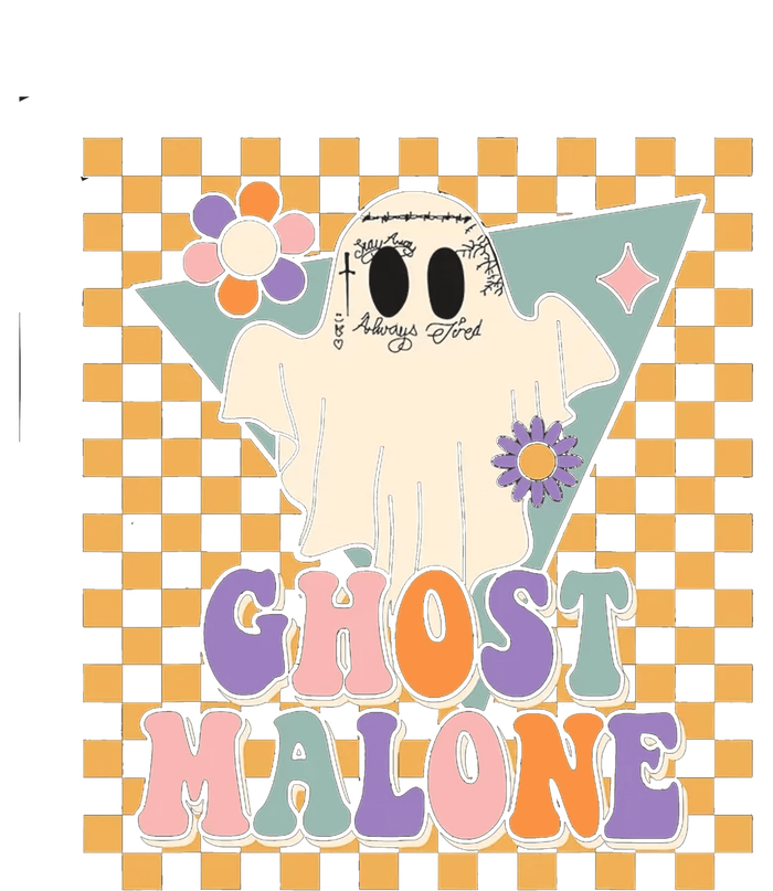 Retro Groovy Ghost Malone Funny Cute For Halloween Costume Wool Snapback Cap