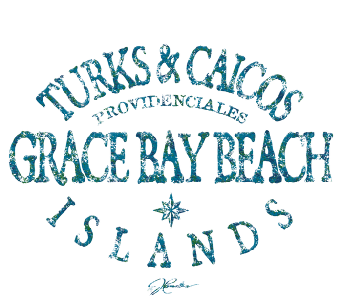 Turks And Caicos Islands Grace Bay Beach Gift Ladies Essential Tank