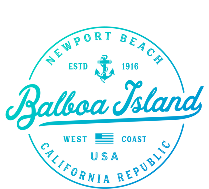 Nautical Anchor Balboa Island California Travel Vacation Gift Tie-Dye T-Shirt