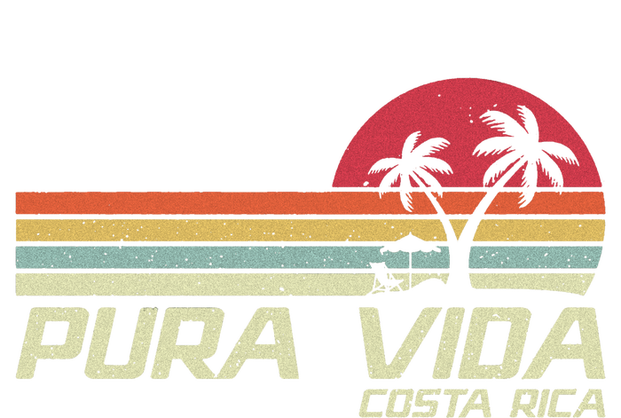 Vintage Retro Family Vacation Costa Rica Pura Vida Beach Toddler Sweatshirt