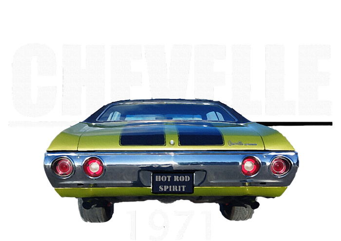 1971 71 Chevelle Malibu Ss Trending Muscle Green Car T-Shirt