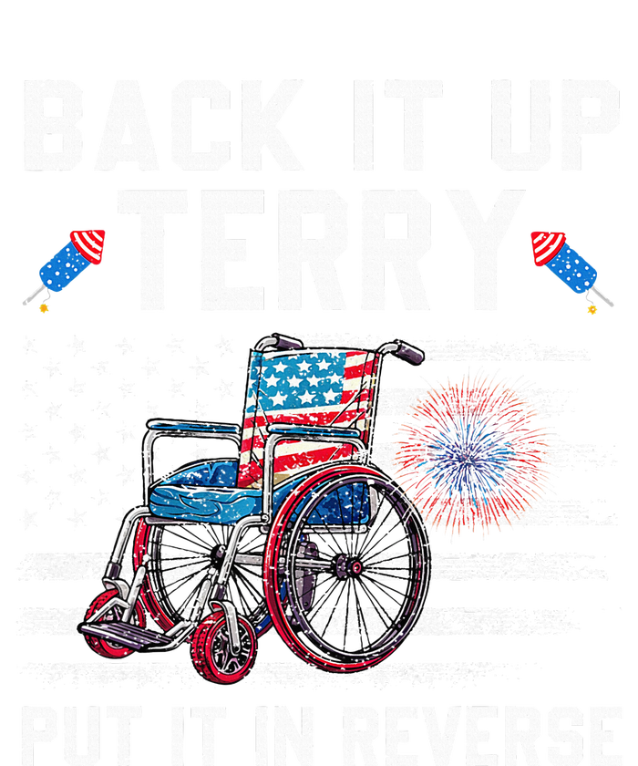 Funny 4th Of July Back Up Terry Put It In Reverse Us Flag Tank Top