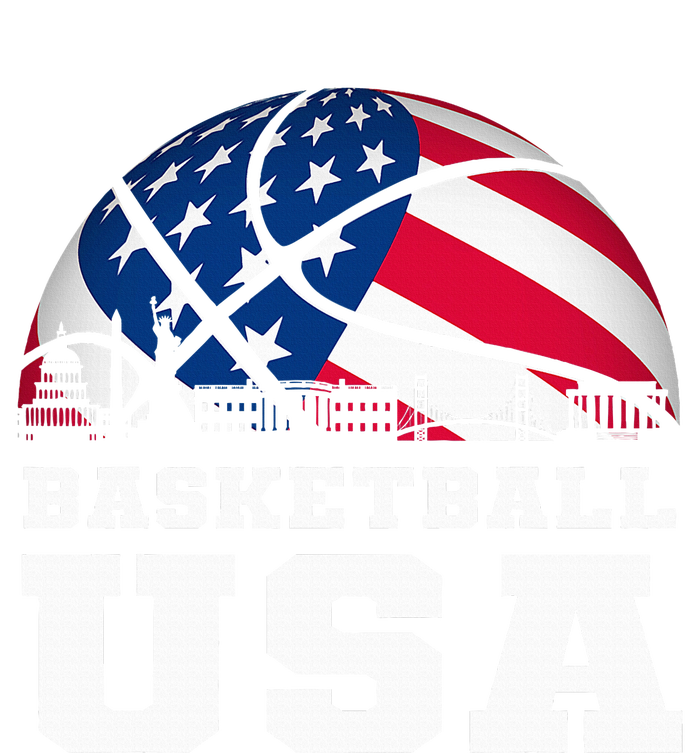 Basketball Usa Support The Usa Flag Toddler Hoodie