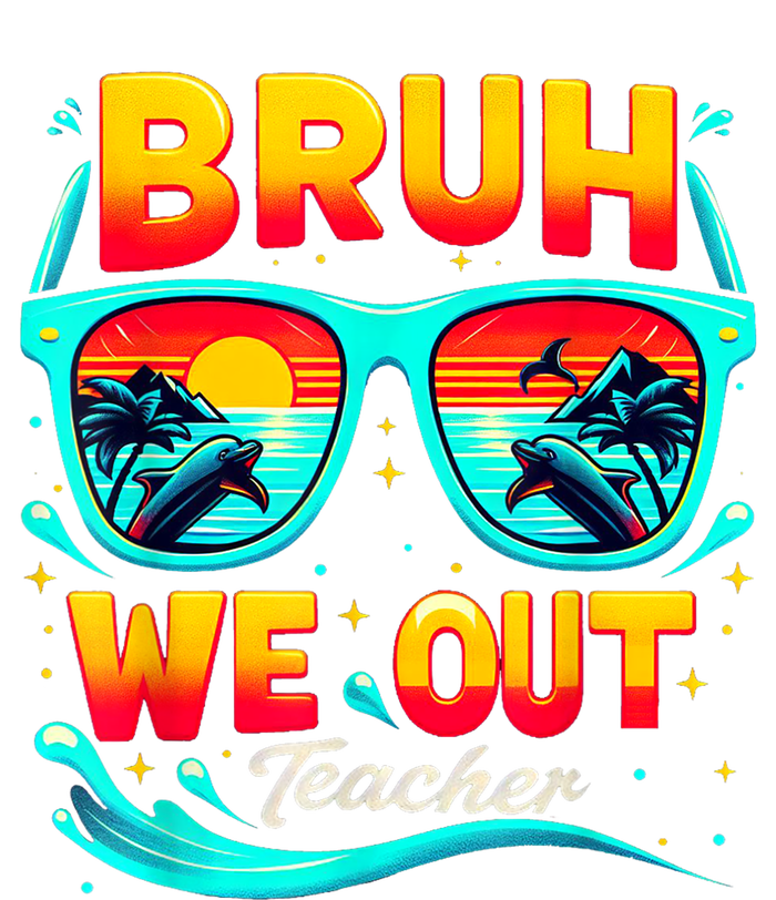 Sunset Bruh We Out Teacher Glasses Summer Gift City Backpack