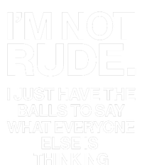 Funny Im Not Rude Garment-Dyed Heavyweight T-Shirt