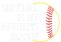 Softball Is My Favorite Season Women's V-Neck T-Shirt