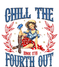 Chill The Fourth Out Retro 4th Of July Adult ChromaSoft Performance T-Shirt