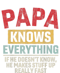 Papa Knows Everything Funny FatherS Day Papa Coaster