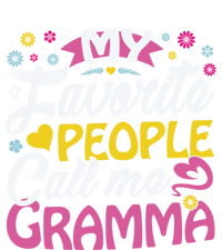 My Favorite People Call Me Gramma Cute Gramma Funny Gift Gramma Gift Valucap Bio-Washed Visor