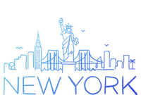 Nyc New York City Skylines Statue Of Liberty Birds Cute Gift T-Shirt