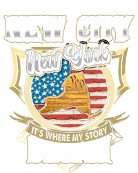 New City New York Usa Flag 4th Of July Gift Women's T-Shirt