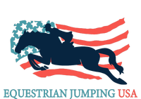 Horse Rider Equestrian Jumping Usa Team Coach American Flag T-Shirt