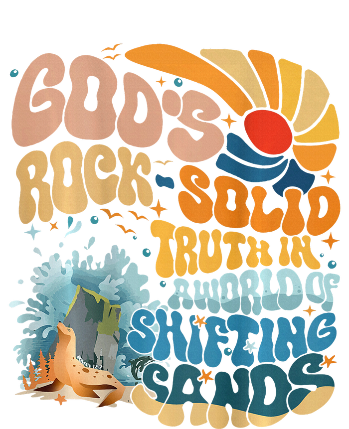 GodS Rock Solid Breaker Rock Beach Vbs 2024 Christian T-Shirt