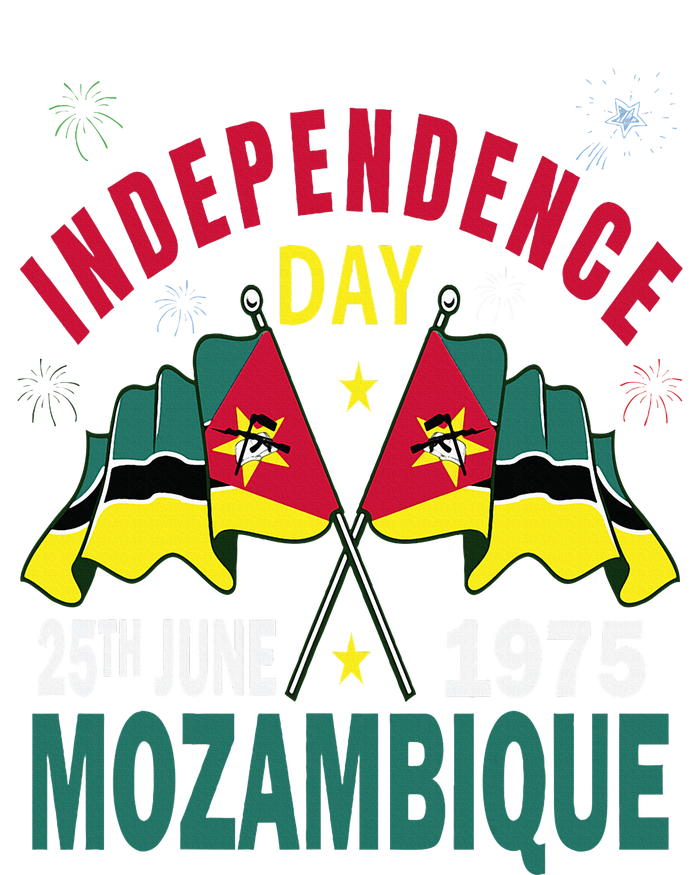 Happy Independence Day Mozambique Mozambican Flag T-Shirt